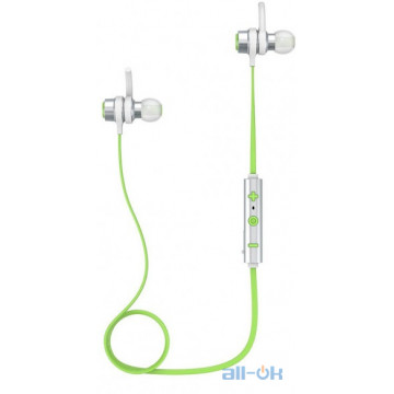 Навушники з мікрофоном Baseus B16 Comma Bluetooth Silver / Green